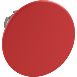 Paddestoeldrukknop Ø60mm terugverend rood